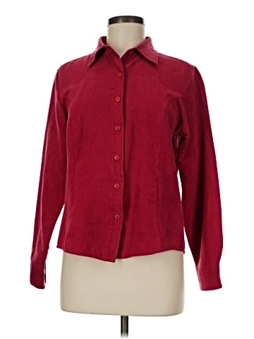 Lemon Grass Long Sleeve Button-Down Shirt (view 1)