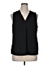 Vince Camuto 100% Polyester Black Sleeveless Blouse Size XL - photo 1