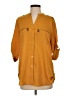 Calvin Klein 100% Polyester Orange 3/4 Sleeve Blouse Size S - photo 1