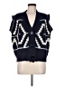 Assorted Brands 100% Polyester Blue Sweater Vest Size M - photo 1