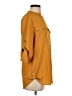 Calvin Klein 100% Polyester Orange 3/4 Sleeve Blouse Size S - photo 4