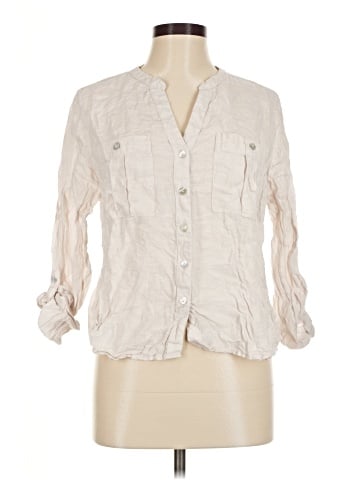 Nicole Miller New York 3/4 Sleeve Button-Down Shirt (view 1)
