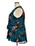 Torrid 100% Polyester Teal Sleeveless Blouse Size 2X Plus (2) - photo 5