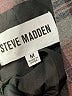 Steve Madden Plaid Burgundy Blazer Size M - photo 6