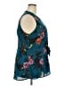 Torrid 100% Polyester Teal Sleeveless Blouse Size 2X Plus (2) - photo 4