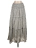 Max Studio Stripes Gray Casual Skirt Size 1 (estimated) - photo 1