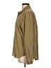SPANX 100% Silk Tan Long Sleeve Silk Top Size L - photo 5