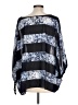 MICHAEL Michael Kors 100% Polyester Blue 3/4 Sleeve Blouse Size L - photo 2