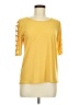 89th & Madison Yellow Short Sleeve Top Size M - photo 1