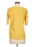 89th & Madison Yellow Short Sleeve Top Size M - photo 2