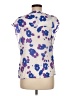 CAbi 100% Rayon Purple Short Sleeve Blouse Size M - photo 2