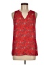 dalia Red Sleeveless Blouse Size M - photo 1