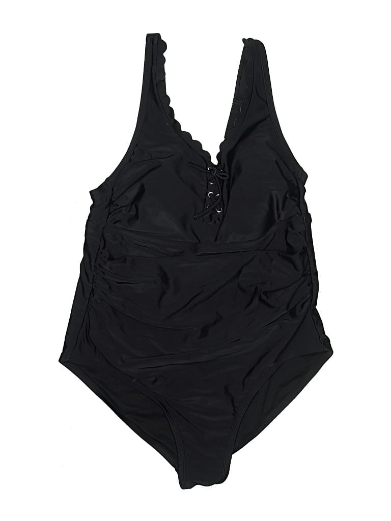 Pre-owned Kona Sol One Piece Swimsuit In Black