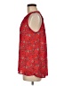 dalia Red Sleeveless Blouse Size M - photo 5