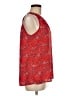 dalia Red Sleeveless Blouse Size M - photo 4