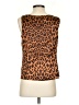 St. John Orange Sleeveless Top Size S - photo 2