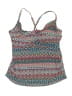 Merona Print Teal Swimsuit Top Size 36DD - photo 1
