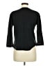 St. John's Bay 100% Cotton Black 3/4 Sleeve Top Size Med Petite - photo 2