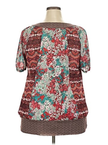 Lane Bryant Short Sleeve Blouse (view 2)