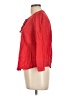 Levi's 100% Viscose Red Long Sleeve Blouse Size L - photo 5