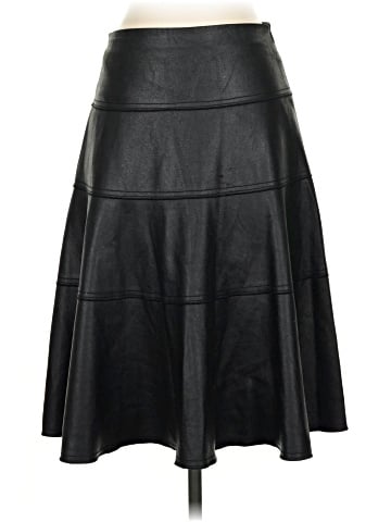 Rebecca Taylor Faux Leather Skirt (view 1)