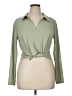 Lane Bryant Green Long Sleeve Blouse Size 14 - 16 Plus - photo 1