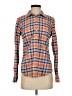 Vineyard Vines Plaid Orange Long Sleeve Button-Down Shirt Size 4 - photo 1
