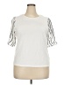 Riley & Rae White Short Sleeve Top Size XXL - photo 1