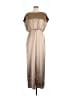Trina Turk 100% Polyester Metallic Tan Jumpsuit Size 12 - photo 1