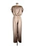 Trina Turk 100% Polyester Metallic Tan Jumpsuit Size 12 - photo 2