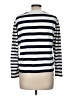 L.L.Bean Stripes Silver Pullover Sweater Size M - photo 2