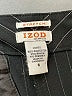 IZOD Stripes Black Shorts Size 8 - photo 3