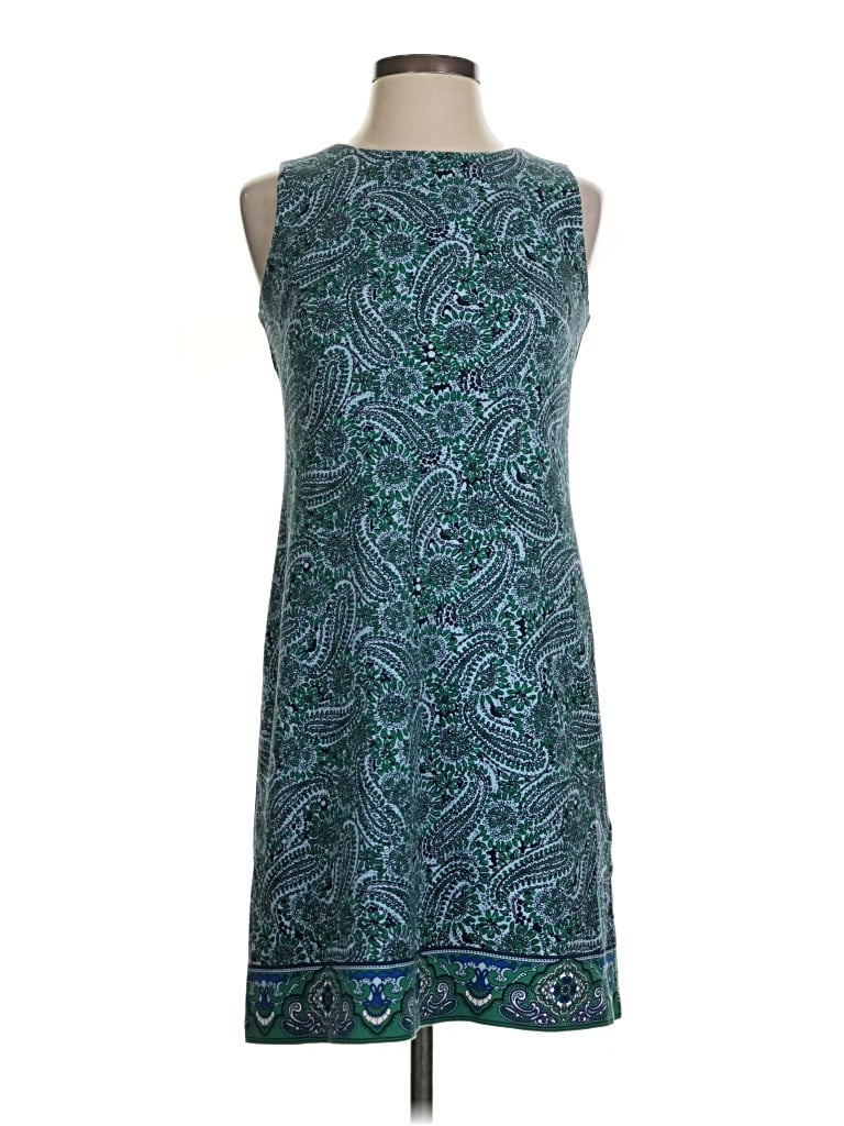 Pre-owned Talbots Outlet Cocktail Dress In Teal