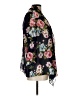 Serengeti 100% Polyester Floral Black Kimono Size L - photo 4