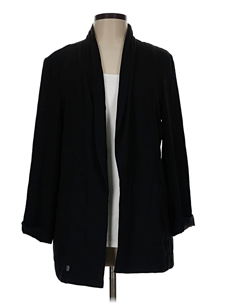 Pre-owned Ovs Blazer Jacket In Black