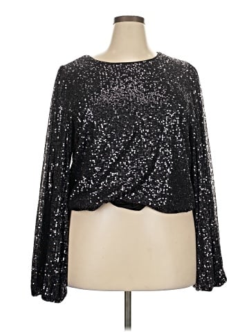 Flat White Long Sleeve Blouse (view 1)