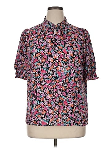 Pleione Short Sleeve Blouse (view 1)