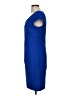 Donna Ricco 100% Polyester Solid Blue Cocktail Dress Size 8 (petite) - photo 5