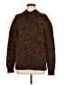 L.L.Bean 100% Lambswool Tweed Brown Wool Pullover Sweater Size M - photo 1