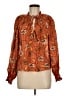 Ulla Johnson Orange Long Sleeve Blouse Size 6 - photo 1