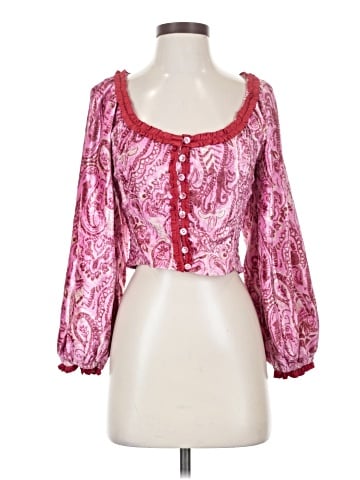 Free People 3/4 Sleeve Blouse (view 1)