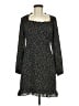 Assorted Brands 100% Polyester Polka Dots Black Casual Dress Size M - photo 1