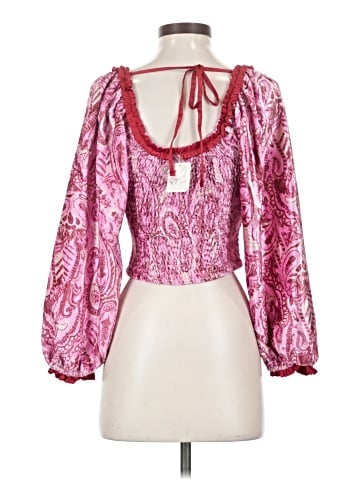 Free People 3/4 Sleeve Blouse (view 2)