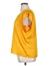 Express 100% Polyester Yellow Short Sleeve Top Size XL - photo 5