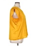 Express 100% Polyester Yellow Short Sleeve Top Size XL - photo 4