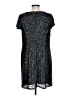 Worthington 100% Polyester Stars Silver Cocktail Dress Size L - photo 2