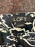 Ann Taylor LOFT 100% Lyocell Paisley Black Shorts Size 4 - photo 3