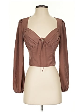 Abercrombie & Fitch Long Sleeve Blouse (view 1)