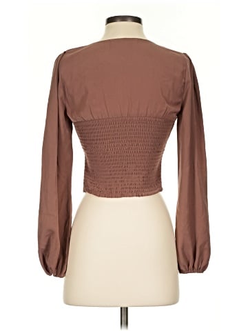 Abercrombie & Fitch Long Sleeve Blouse (view 2)