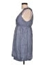 Max Studio Blue Casual Dress Size L - photo 5